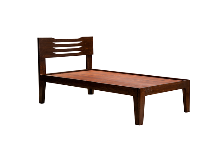 TR Teak Ãlvaro Single Bed Non Storage